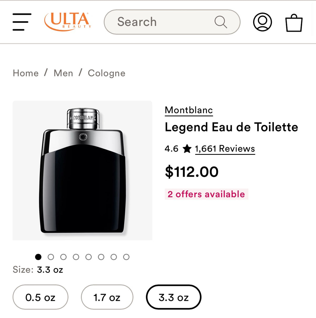 Montblanc Legend EDT Men’s 100mL(3.3oz)