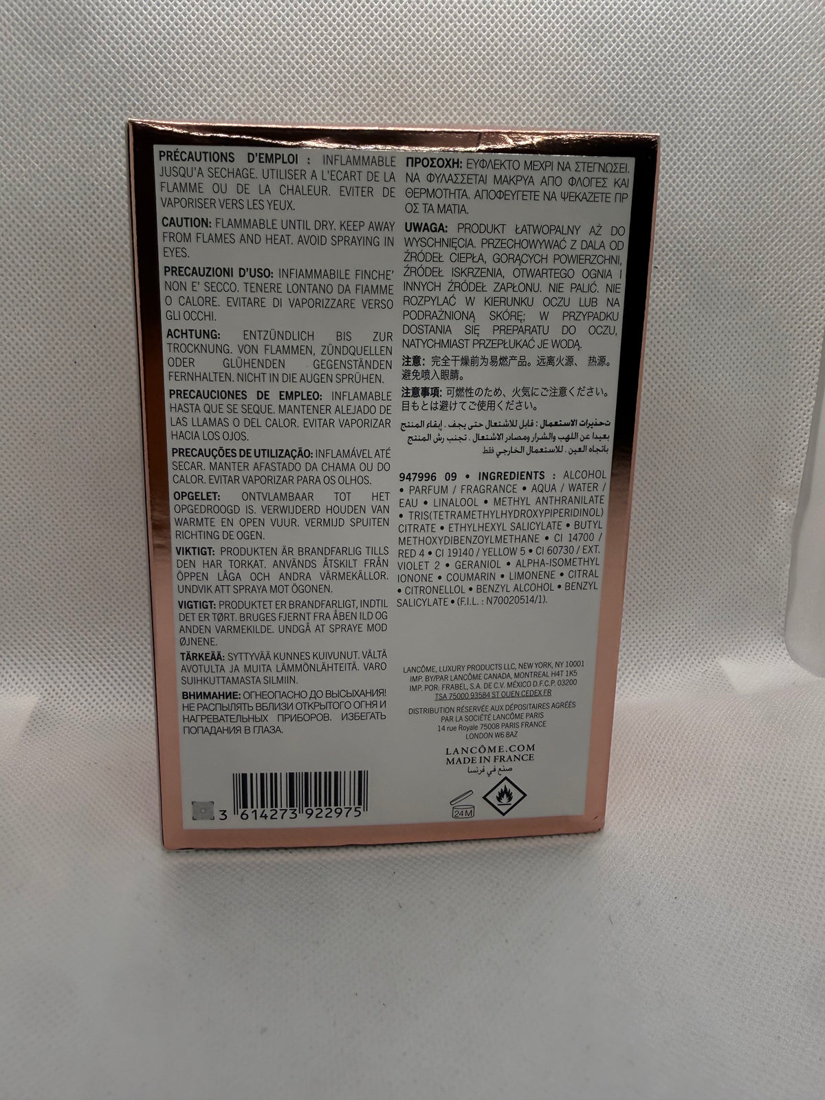 Lancôme La Vie Est Belle Iris Absolu EDP Intense 3.4oz(100mL)