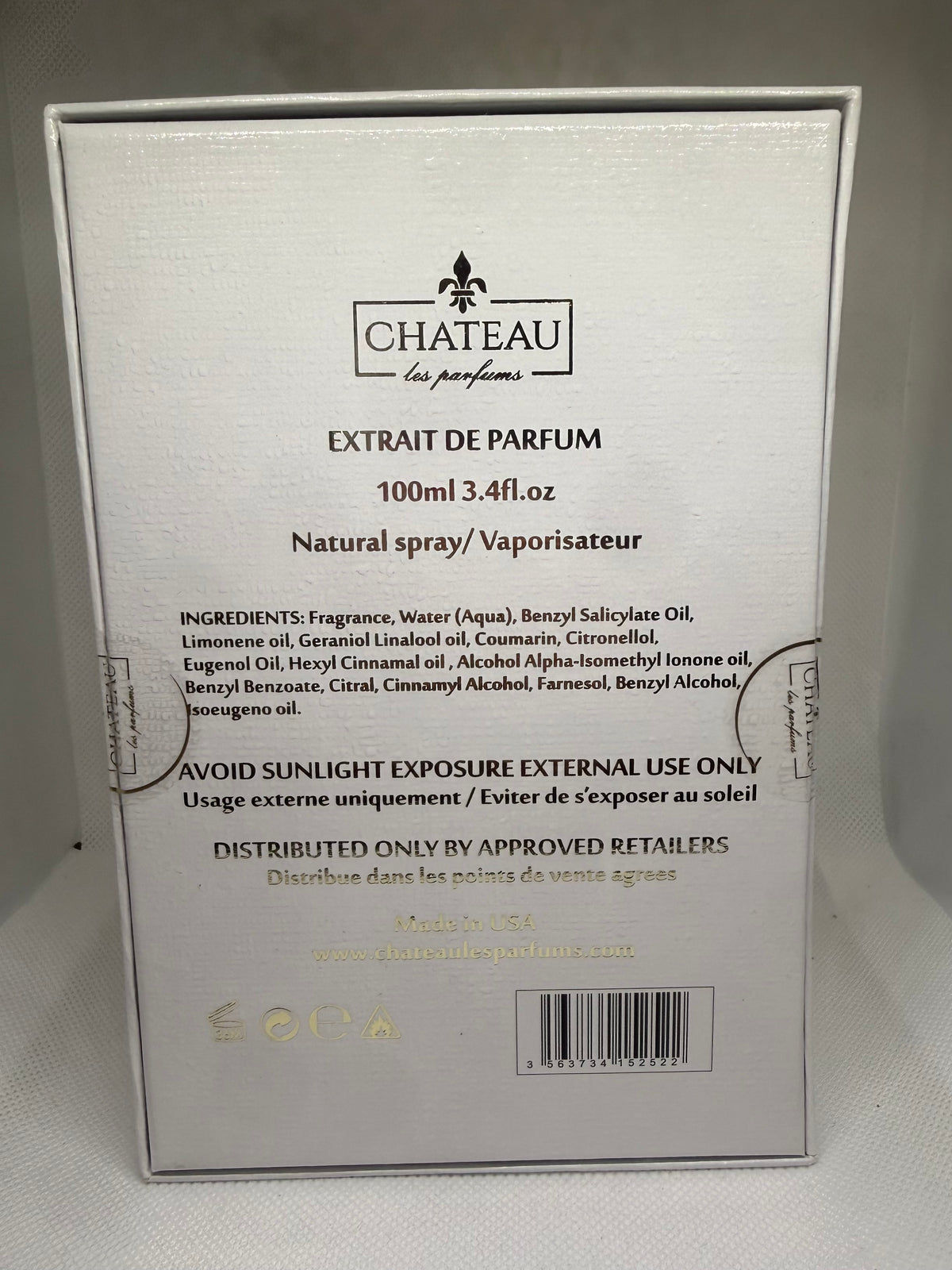 Spectacular by Chateau Les Parfums Extrait de Parfum / EDP 100mL(3.4oz)