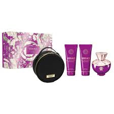 Versace Dylan Purple EDP 3.4oz (100mL) 4 piece Gift Set