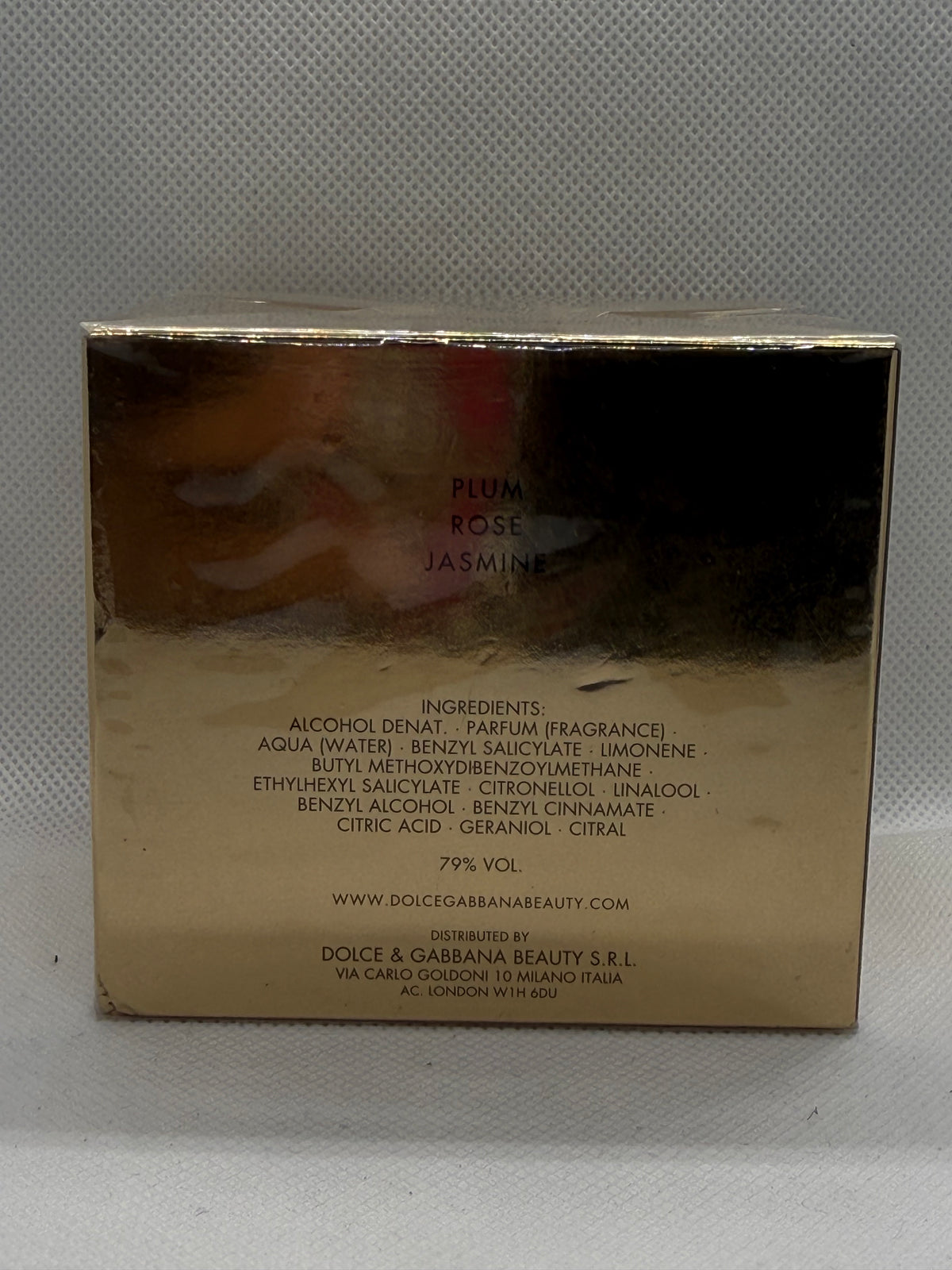 Dolce & Gabbana The One Gold For Women EDP Intense 2.5oz(75mL)