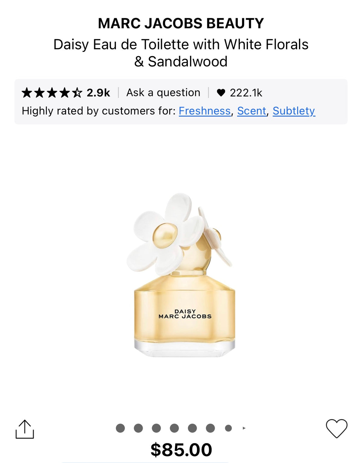 Marc Jacobs Daisy EDT 1oz(30mL)