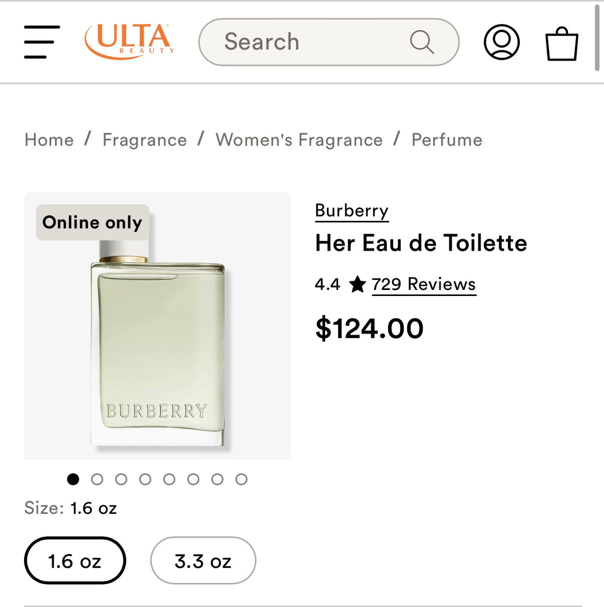 Burberry Her EDT 1.6oz(50mL)