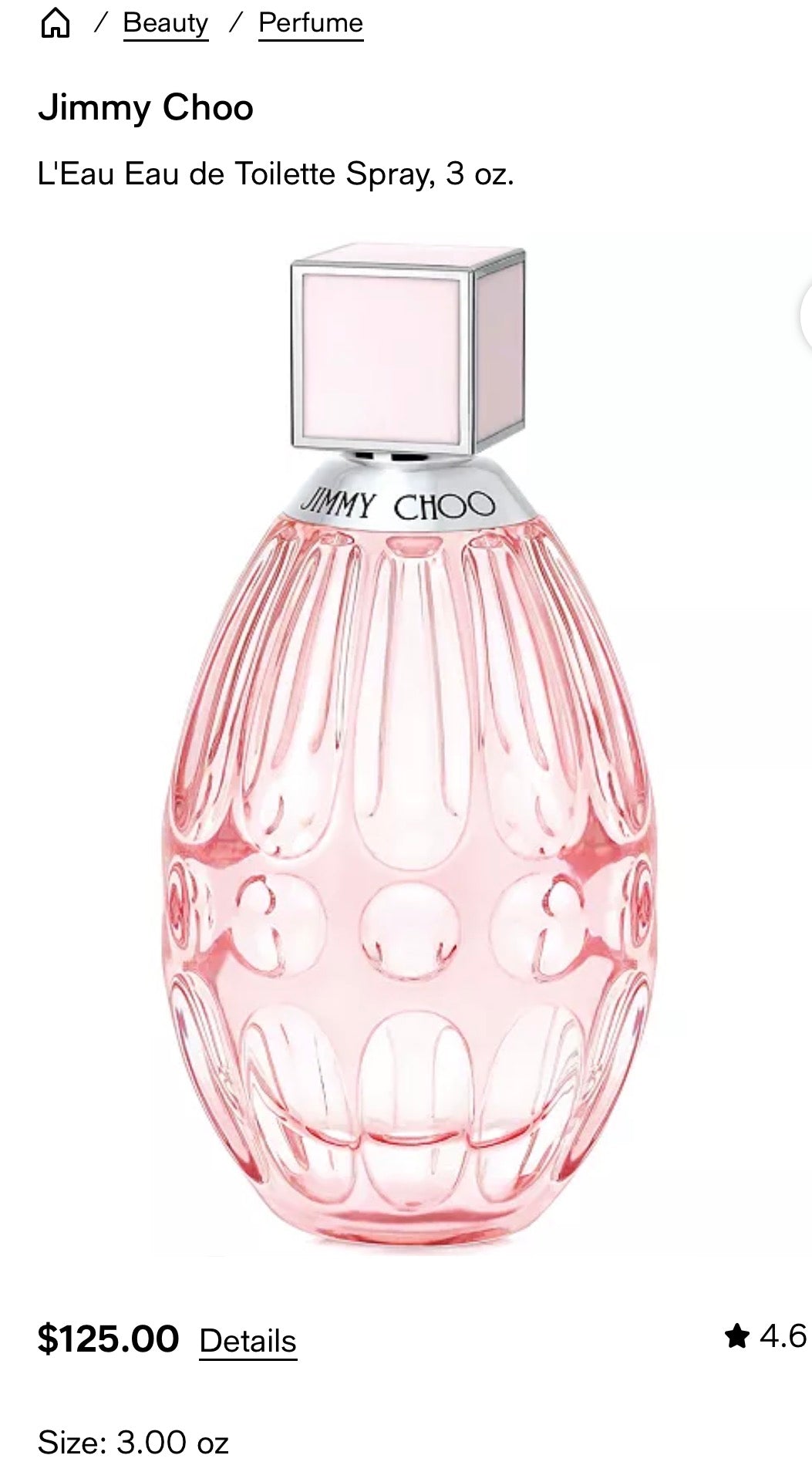 Jimmy Choo L’Eau 3oz(90mL) EDT