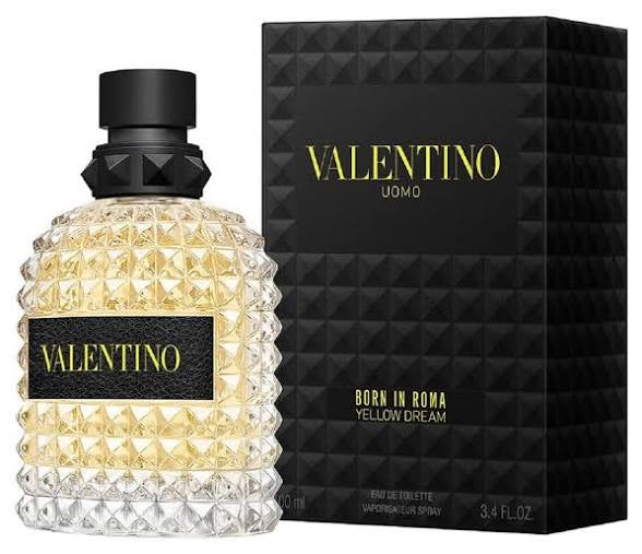 Valentino Uomo Born in Roma Yellow Dream EDT Mens 3.4oz(100mL)